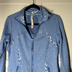 Lululemon athletica Zipper down Sweater Blue Size 8